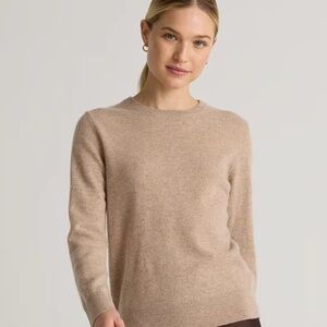 Quince Mongolian Cashmere Crewneck Sweater